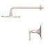Rhen 1-Handle Rain Shower Only Trim 1.8 GPM , LG89-7RHK (Brushed Nickel)