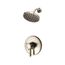 Thermostatic Shower Trim Package w/ Rain Shower Head , LG89-7TUK (Brushed Nickel)
