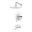 Rhen 1-Handle Tub & Shower Trim , LG89-8RHC (Polished Chrome)