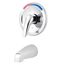 Pfirst Tub Only Trim , R89-0100 (Polished Chrome)