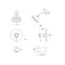 Contempra Valve Only Trim , R89-1TUC (Polished Chrome)
