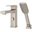Deckard 1-Handle Roman Tub Faucet w/ Hand Shower , RT6-2DAK (Brushed Nickel)