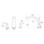 Avalon 2-Handle Roman Tub Trim , RT6-5CB1C (Polished Chrome)