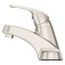Pfirst 1-Handle 4" Centerset Bathroom Faucet , LG142-800K (Brushed Nickel)