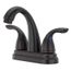Pfirst 2-Handle 4" Centerset Bathroom Faucet, Metal Lever Handles , LG148-700Y (Tuscan Bronze)