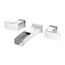 Kenzo 2-Handle Wall Mount Bathroom Faucet (Polished Chrome), LG49-DF1C