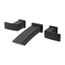 Kenzo 2-Handle 8" Wall Mount Bathroom Faucet (Matte Black), LG49-DF3B