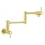 Lita 2-Handle 1-Hole Potfiller Kitchen Faucet (Brushed Gold), GT533-PFBG