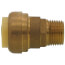 3/4" Push Fit x 1/2" Male Reducing Adapter (Lead Free)