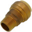 3/4" Push Fit x 1/2" Male Reducing Adapter (Lead Free)