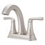 McAllen 2-Handle 4" Centerset Bathroom Faucet (Spot Defense Brushed Nickel), LG48-MCA0GS