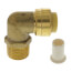 1/2" Push Fit x MNPT 90° Elbow (Lead Free)