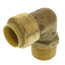 1/2" Push Fit x MNPT 90° Elbow (Lead Free)