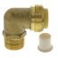 3/4" Push Fit x MNPT 90° Elbow (Lead Free)
