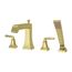 Park Avenue Roman Tub Faucet w/ Handshower (Brushed Gold), LG6-4FEBG