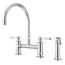 Port Haven 2-Handle Kitchen Faucet with Side Spray (Polished Chrome), LG31-TDC