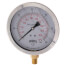 4" Stainless Steel Dual Scale Liquid Filled Gauge, 1/4" Bottom (0-60 PSI)