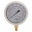4" Stainless Steel Dual Scale Liquid Filled Gauge, 1/4" Bottom (0-100 PSI)