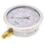 4" Stainless Steel Dual Scale Liquid Filled Gauge, 1/4" Bottom, Lead Free (0-160 PSI)