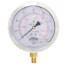 4" Stainless Steel Dual Scale Liquid Filled Gauge, 1/4" Bottom, Lead Free (0-160 PSI)