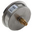 4" Stainless Steel Dual Scale Liquid Filled Gauge, 1/4" Back (0-100 PSI)