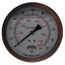 4" Stainless Steel Dual Scale Liquid Filled Gauge, 1/4" Back (0-100 PSI)