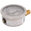 2-1/2" Stainless Steel Liquid Filled Gauge, 1/4" Bottom NPT w/ Brass Internals (30"Hg-0-15 PSI)