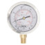 2-1/2" Stainless Steel Dual Scale Liquid Filled Gauge, 1/4" Bottom (30"Hg-0-150 PSI)