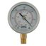 2-1/2" Stainless Steel Liquid Filled Gauge, 1/4" Bottom NPT w/ Brass Internals (30" Hg Vac/kPa)