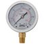 2-1/2" Stainless Steel Liquid Filled Gauge, 1/4" Bottom NPT w/ Brass Internals (0-30 PSI)