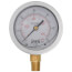 2-1/2" Stainless Steel Liquid Filled Gauge, 1/4" Bottom NPT w/ Brass Internals (0-60 PSI)