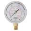 2-1/2" Stainless Steel Liquid Filled Gauge, 1/4" Bottom NPT w/ Brass Internals (0-1000 PSI)