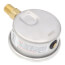 2-1/2" Stainless Steel Liquid Filled Gauge, 1/4" Bottom NPT w/ Brass Internals (0-400 PSI)
