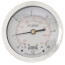 2-1/2" Stainless Steel Liquid Filled Gauge, 1/4" Back NPT w/ Brass Internals (30"Hg-0-100 PSI)