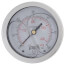 2-1/2" Stainless Steel Liquid Filled Gauge, 1/4" Back NPT w/ Brass Internals (0-60 PSI)