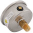 2-1/2" Stainless Steel Liquid Filled Gauge, 1/4" Back NPT w/ Brass Internals (0-100 PSI)
