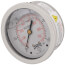 2-1/2" Stainless Steel Liquid Filled Gauge, 1/4" Back NPT w/ Brass Internals (0-100 PSI)