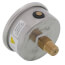 2-1/2" Stainless Steel Liquid Filled Gauge, 1/4" Back NPT w/ Brass Internals (0-160 PSI)