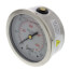 2-1/2" Stainless Steel Liquid Filled Gauge, 1/4" Back NPT w/ Brass Internals (0-300 PSI)