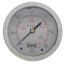 2-1/2" Stainless Steel Liquid Filled Gauge, 1/4" Back NPT w/ Brass Internals (0-600 PSI)