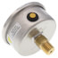 2-1/2" Stainless Steel Dual Scale Liquid Filled Gauge, 1/4" Back (0-400 PSI)