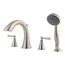 Saxton Roman Tub Trim Kit w/Handshower (Brushed Nickel), LG6-4GLK