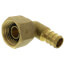 1/2" PEX x 1/2" FIP Swivel Elbow - Brass Nut (Lead Free)