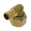 1/2" PEX x 1/2" FIP Swivel Elbow - Brass Nut (Lead Free)