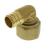 3/4" PEX x 3/4" FIP Swivel Elbow - Brass Nut (Lead Free)