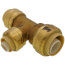 3/4" x 1/2" x 1/2" Push Fit Reducing Tee (Lead Free)