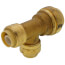 3/4" x 1/2" x 1/2" Push Fit Reducing Tee (Lead Free)
