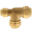 3/4" x 1/2" x 3/4" Push Fit Reducing Tee (Lead Free)