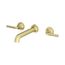 Tenet 2-Handle Wallmount Widespread Bathroom Faucet (Brushed Gold), LG49-TNT2BG