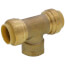 3/4" Push Fit x 3/4" Push Fit x 3/4" Female Tee (Lead Free)